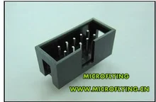 10 PCS DC3-10P 2.54mm Passo dupla Row 5x2 de Download ISP JTAG I/O soquete