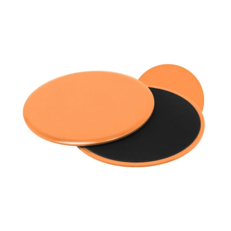 Фитнес для мышц пресса тренировка, Упражнение раздвижные диск Фитнес диск anti-коврик подготовки слайд 8 видов цветов - Цвет: Оранжевый