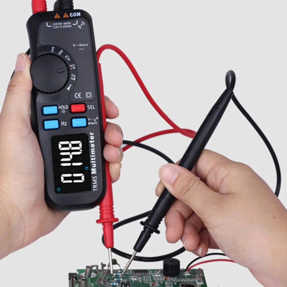 

High-precision pen-shaped digital multimeter Intelligent anti-burning universal table Small portable automatic
