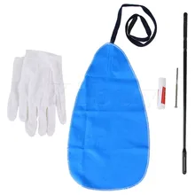 Yibuy 5 PCS Professional Flute Cleaning Kit Set Cleaning Cloth for Flute Olayer