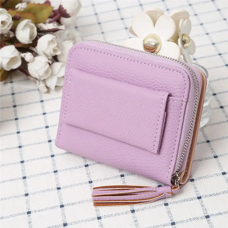 Short Tassel Women's Wallets Multifunction Lady Mini Purse Card Coin Purse clutch portfel cuzdan billetera carteira 40MA1310