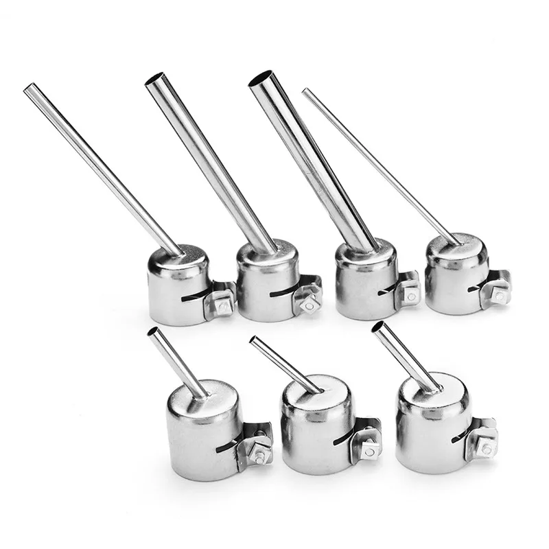 

850 852 Series Hot Air Gun Nozzle Lengthen Type 45 Degree Tilt BGA Nozzles Welding Tool