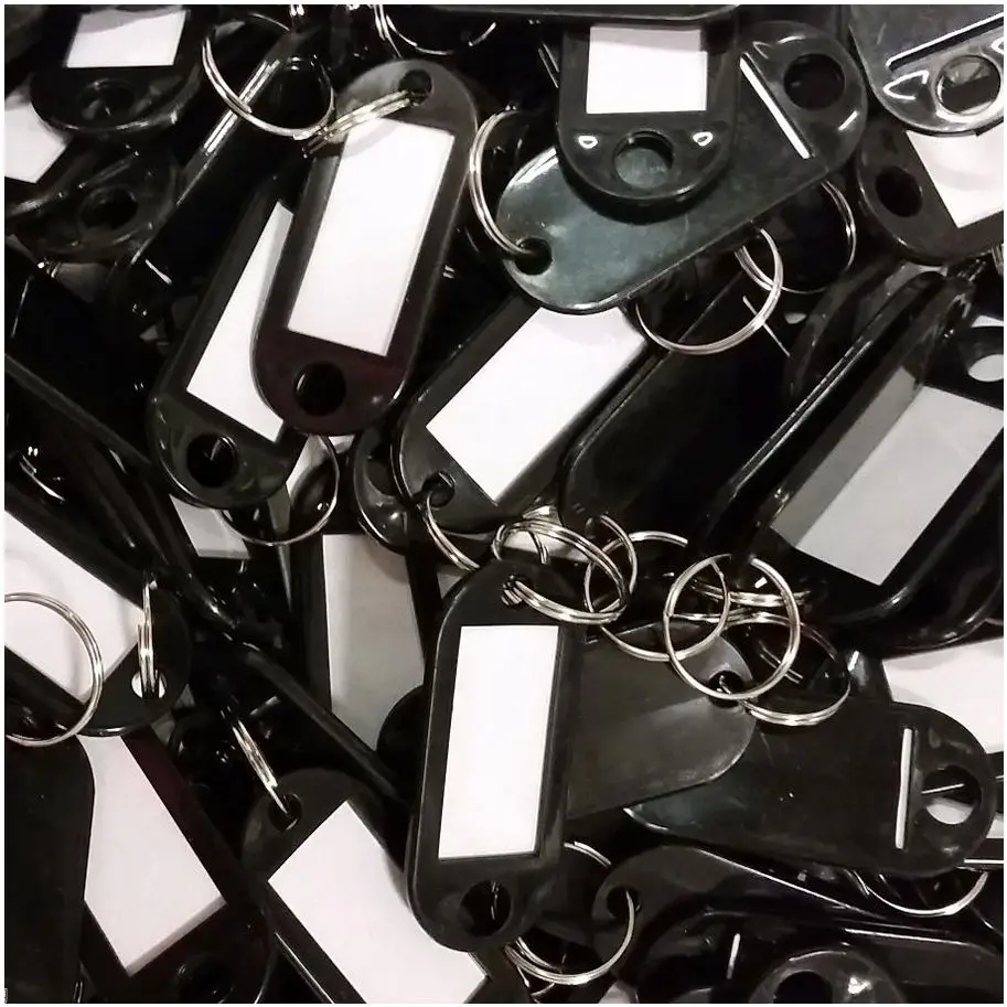 

Perfect-Key Ring Tags(100pcs black)