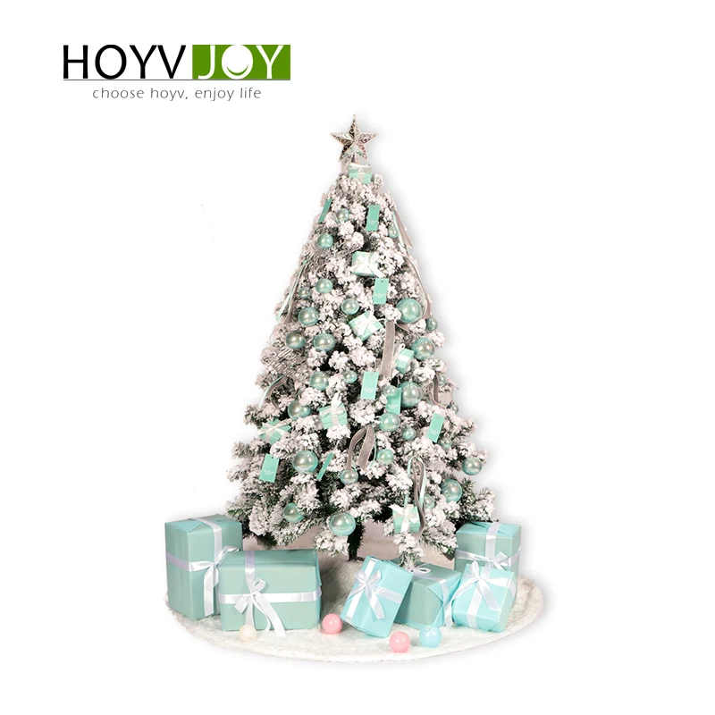 HOYVJOY Флокирование Рождественская елка 90 см Снежинка семейный отель торговый