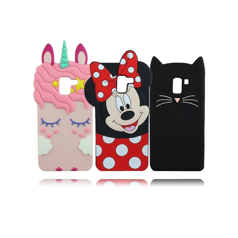 

3D Case For Samsung A8 Plus Cover Silicone Soft Case For Samsung Galaxy A8 2018 Soft Cell Phone Back Funda