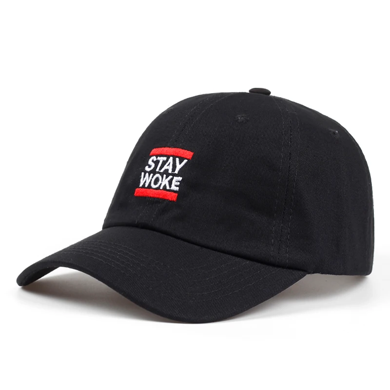 2018 бренд Stay Woke Run DMC стиль шрифта саржевая хлопковая популярная Низкопрофильная