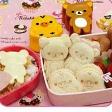 Куриное яйцо+ Медведь Форма для рисовых шариков/Формочки для бутербродов/суши нори пресс-форм/300 компл./лот+ FedEx Быстрая только в том случае, 1,59 usd/комплект