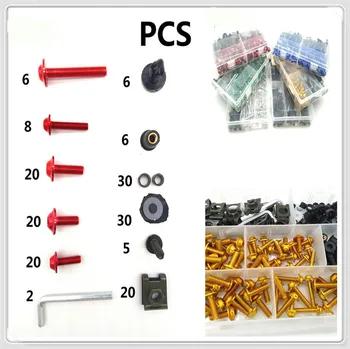 

Motorcycle Fairing Bolts box Fastener Clips Screw Nuts For SUZUKI GSXR750 GSXR1000 GSXR600 GSXR750 GSX-S1000 F AB