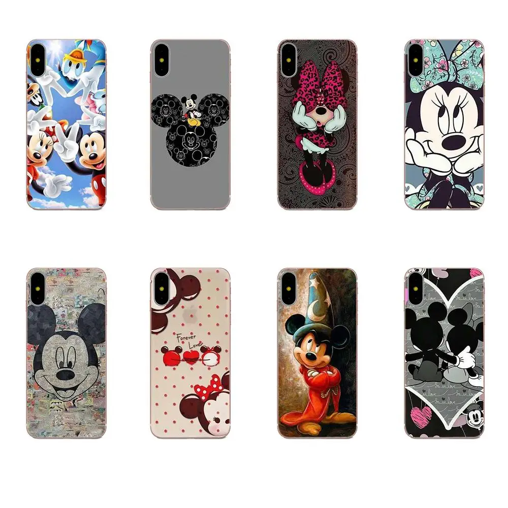 

Mickey Minnie Mouse For Xiaomi Redmi Note 2 3 3S 4 4A 4X 5 5A 6 6A Pro Plus Soft Silicone TPU Transparent Art Online Cover Case