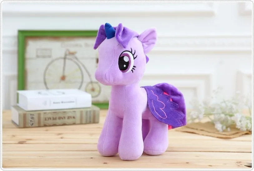 6 шт./компл. Twilight sparkle + Rainbow Dash horse Единорог Equestria Horse Мягкие плюшевые игрушки Пони