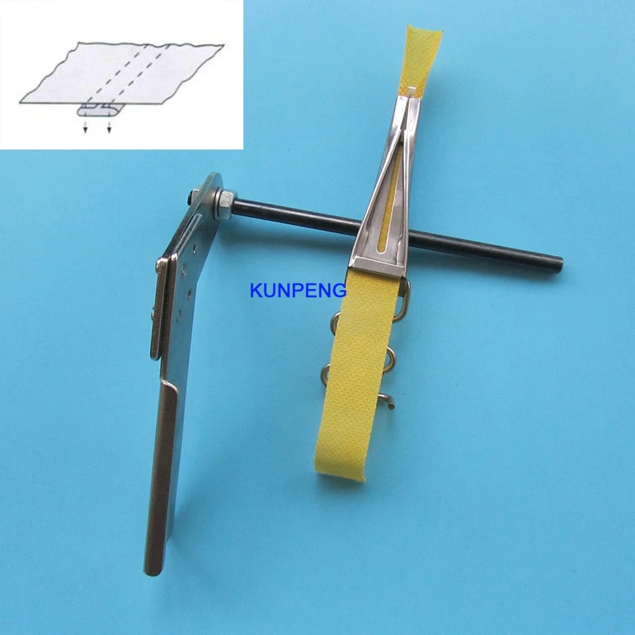 

1 PCS TAPE ATTACH FOLDER FOR MULTI NEEDLE SEWING MACHINE # KS188 3/8