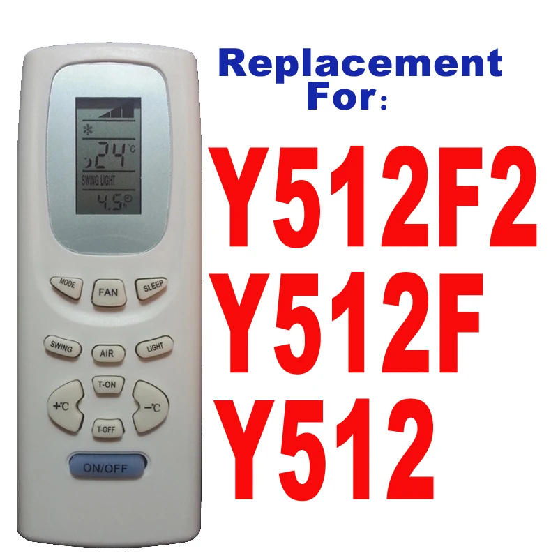 GREE Split And Portable Air Conditioner Remote Control Y512F2 Y512F