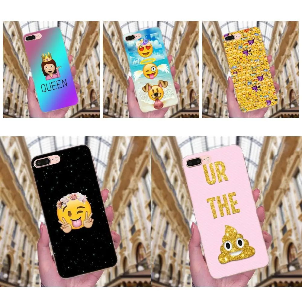 Diy красочный рисунок ТПУ для Xiaomi Redmi Note 2 3 3 S 4 4A 4X5 5A 6 6A Pro Plus poop emoji с цветком Корона