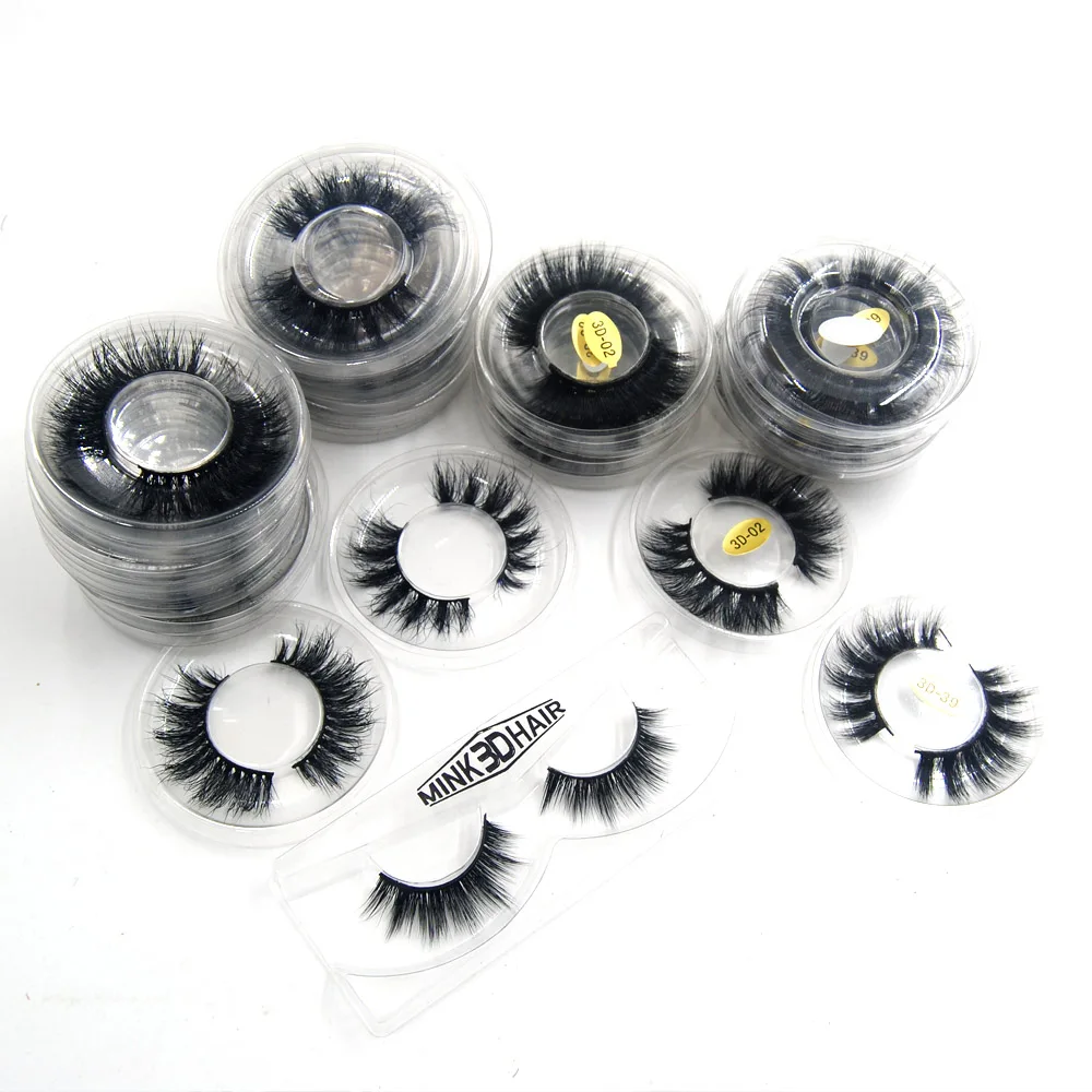 

30pcs 3D mink eyelashes without box wholesale Cruelty Free soft natural long reuseable upper eye lashes makeup eye extrension
