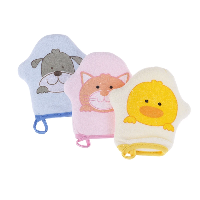 

Cartoon New Fashion Baby Bath Towel Accessories Baby Super Soft Baby Bath Brushes Cotton Rubbing Children Body Wash Wipe Gloves