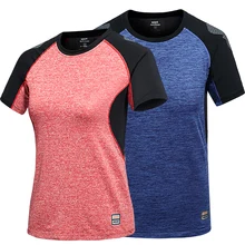 Summer Womens/Mens Elastic Running T-shirts Gym Wear Breathable Short Sleeve Jerseys Patchwork Fitness Sport Basketball Jerseys