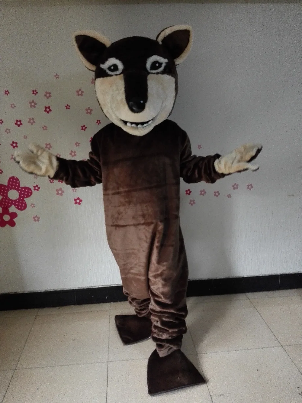 Adulte Big Tête Fantastique Fox Déguisement Mascotte Costume Farm Animal Unisexe 