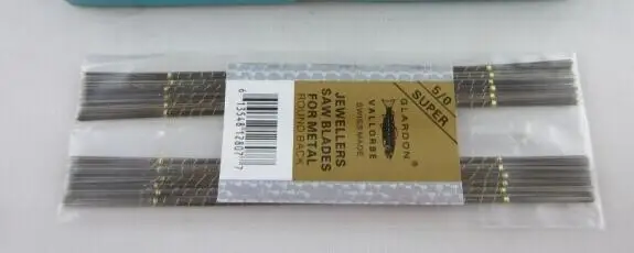 

5/0 JEWELERS SAW BLADES,GLARDON VALLORBE SAWBLADES FOR JEWELRY MAKING TOOL 1 poly bag include 144pcs