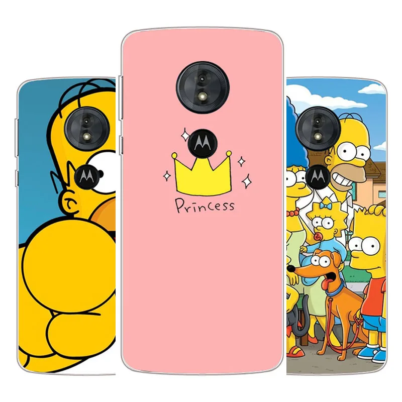 Чехол для Motorola Moto g7 play силиконовый чехол мягкий из ТПУ с изображением короны и