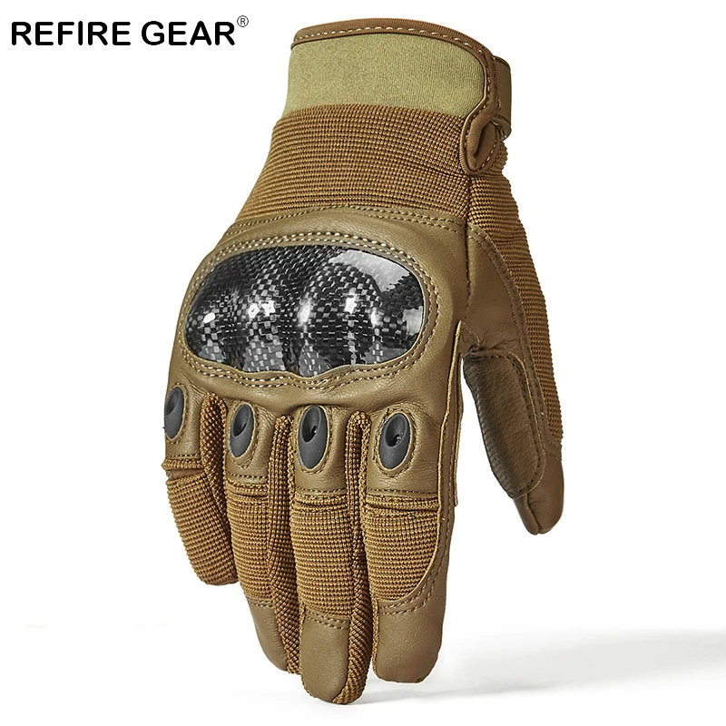 Мужские тактические перчатки с полными пальцами ReFire Gear уличные походные жестким