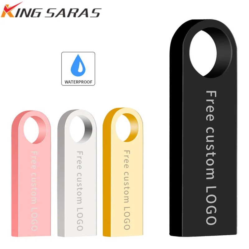 

Metal USB 3.0 high speed usb flash key 128GB Real capacity 16GB 8GB 4GB black pen drive mini 64GB 32GB usb stick free print LOGO