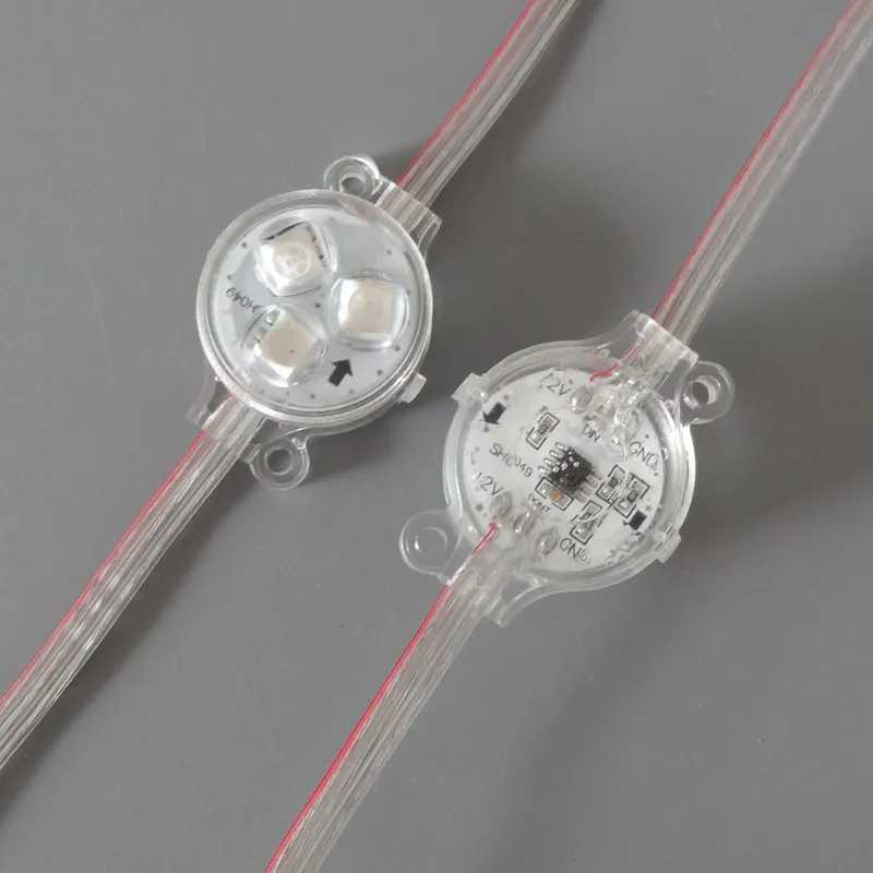 300 шт. ws2811/LPD6803/WS2801/DMX512/1908 IC дополнительно D30 5050SMD RGB 3 светодиода светодиодный