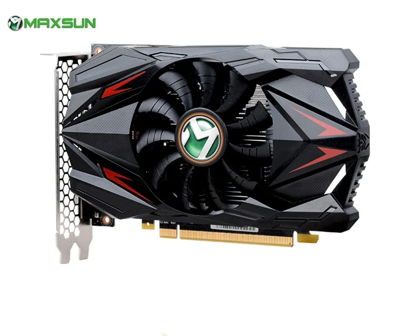 MAXSUN GTX 1050Ti 4 Гб NVIDIA Видеокарта GeForce 4 ГБ nVIDIA gaming GDDR5 128 бит видеокарта компьютерная настольная карта для майнинга