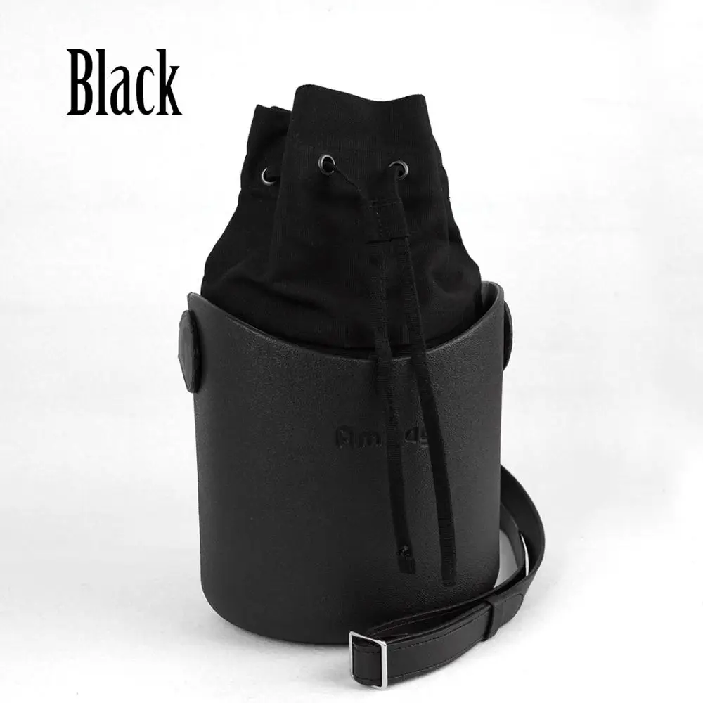 Стиль obag Ambag EVA O корзина с ручками ремешки вставка женская сумка через плечо DIY сумка - Цвет: Black