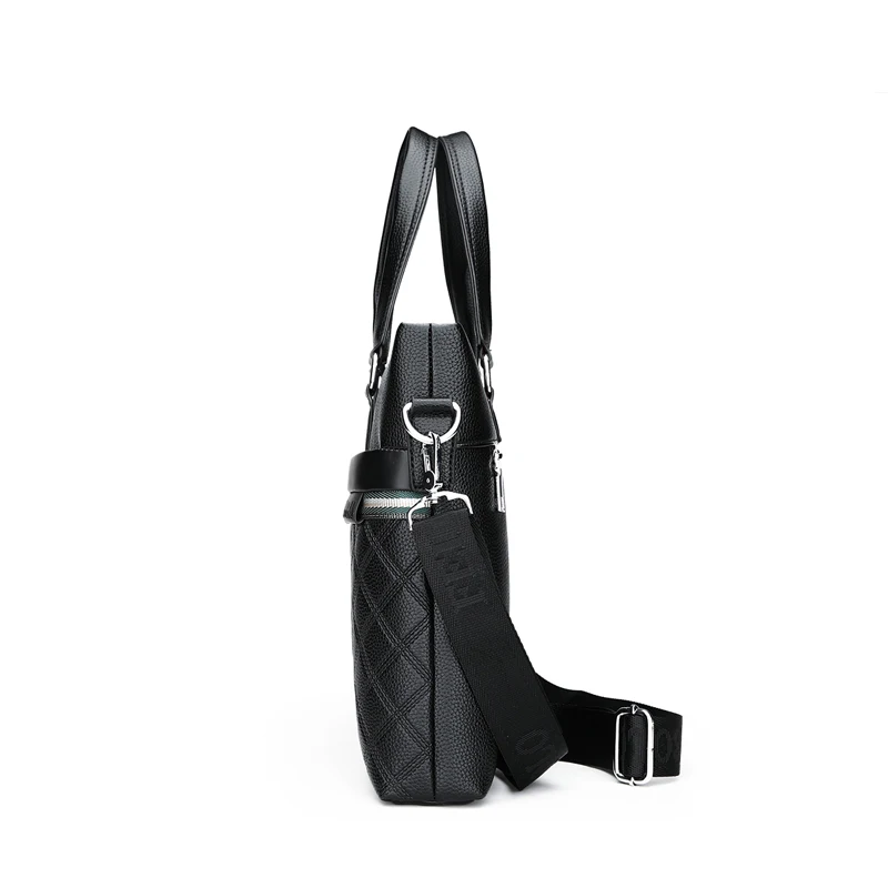 Классическая клетчатая дизайнерская деловая мужская сумка, винтажная брендовая мужская сумка-мессенджер, Повседневная Деловая мужская сумка через плечо для мужчин