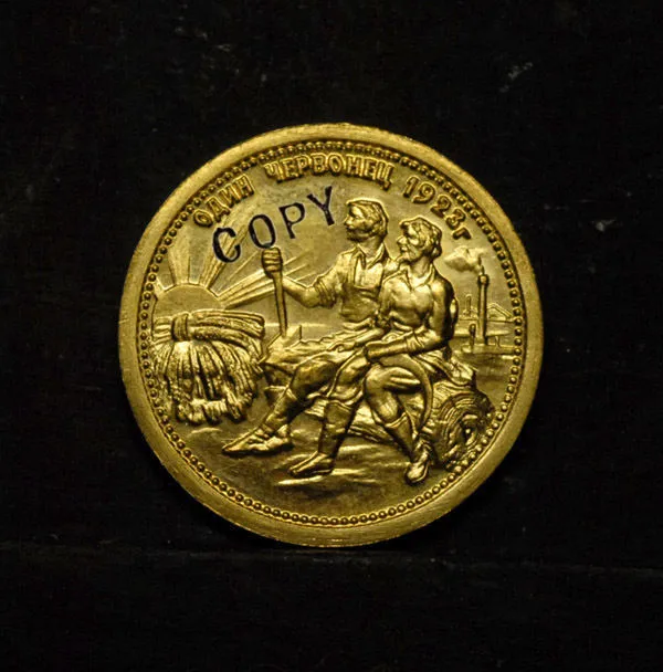 

1923 USSR - Chervonetz, PATTERN, beauty design COIN COPY commemorative coins-replica coins medal coins collectibles badge