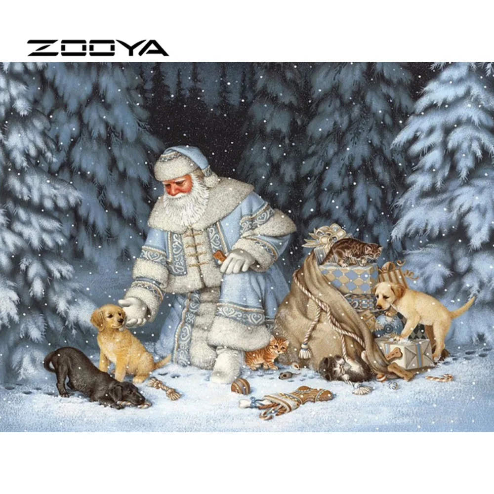 ZOOYA Diamond Painting Sale Christmas Diamond Embroidery Full Pack 3D