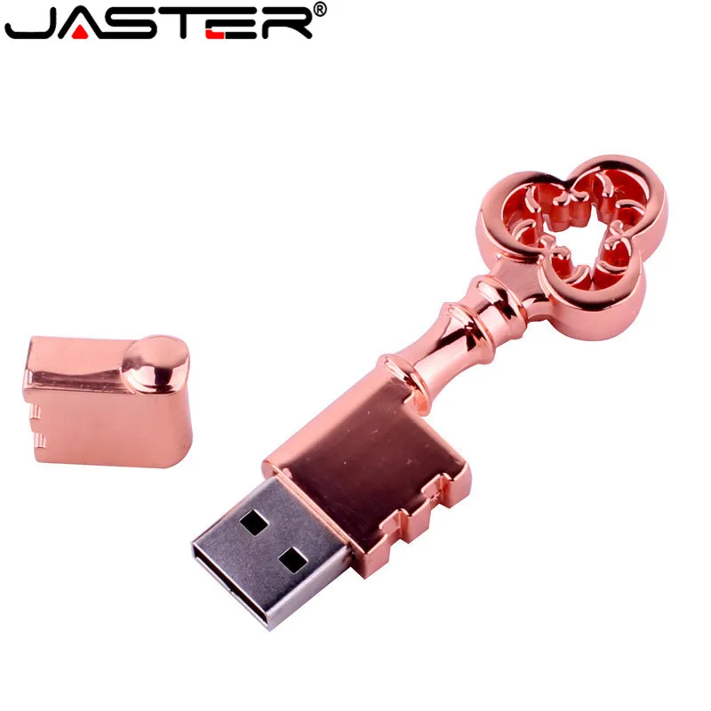 JASTER металлический usb флеш-накопитель с сердечком, медный флеш-накопитель love, 4 ГБ, 8 ГБ, 16 ГБ, 32 ГБ, флеш-накопитель, карта памяти, u-диск, модные подарки