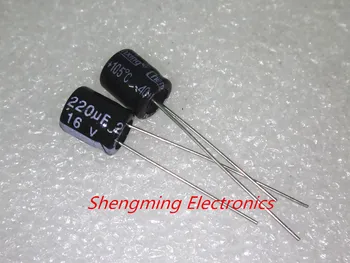 

100PCS 16v 220uF 6*7 Aluminum Electrolytic Capacitor 220uf 16v 6x7 MM