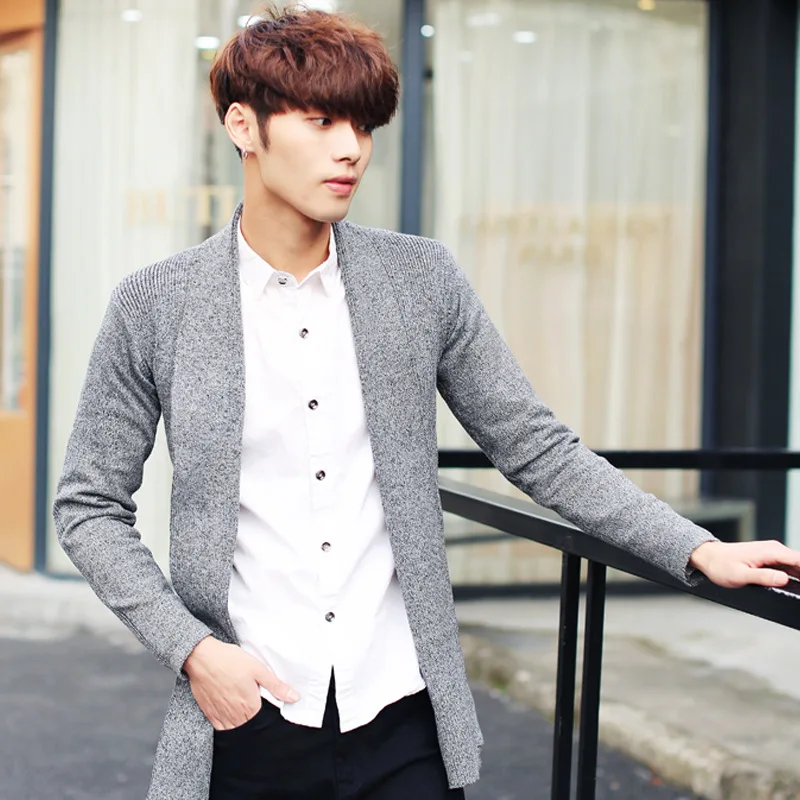 Men Short Wool Knitted Christmas Sweater Cardigan Long Jersey Hombre Warm Overcoats Manswear Casual Jacquard Weave Jacket Homme |