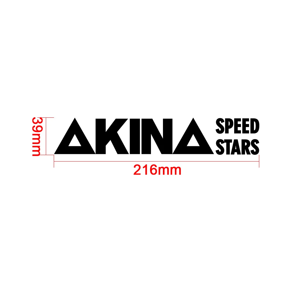 Tancredy speed Stars Akina персонализированные наклейки на бампер автомобиля и наклейки для стайлинга автомобиля украшения на дверь и окно виниловые наклейки