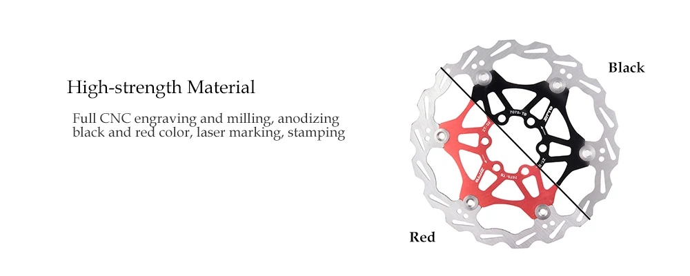 ZTTO MTB Горный шоссейный велосипед 180 мм 160 мм дисковый тормоз плавающий ротор 7075 AL детали для велосипеда из нержавеющей стали