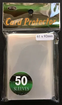 

Free shipping High Quality 100PCS 61* 92 MM Board Game Card Sleeves Card Protector transparent sleeves