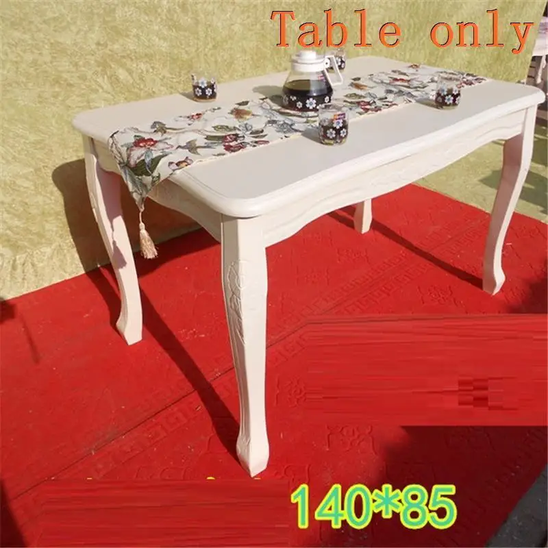 Yemek Masasi Eettafel набор Comedores Mueble Juego Tavolo Da Pranzo Dinning деревянный обеденный стол - Цвет: MODEL G