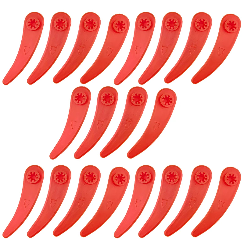 10x 20x Plastic Trimmer Blades Fits For Bosch Art 26 18li Grass