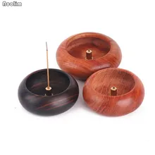 Палисандровый ладан палочка держатель деревянная чаша в форме сандалового дерева курильница для дома Чайный домик офисное украшение благовония база