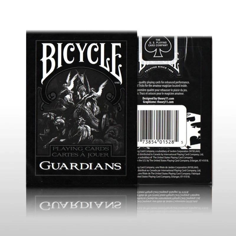 Beste Goochelaar favoriete bicycle guardians speelkaarten door theory11 black magic cardistry dek guardian gift collectie poker