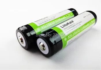

8PCS /LOT Liitokala 100% New Original 18650 3.7V 3100mAh Lithium-ion protection board Battery, protected PCB+free shipping