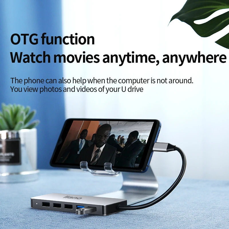 Usb концентратор Thunderbolt 3 адаптер type C к HDMI USB 0 PD deX для Macbook Pro Samsung Galaxy S8 S9 Note 8 9
