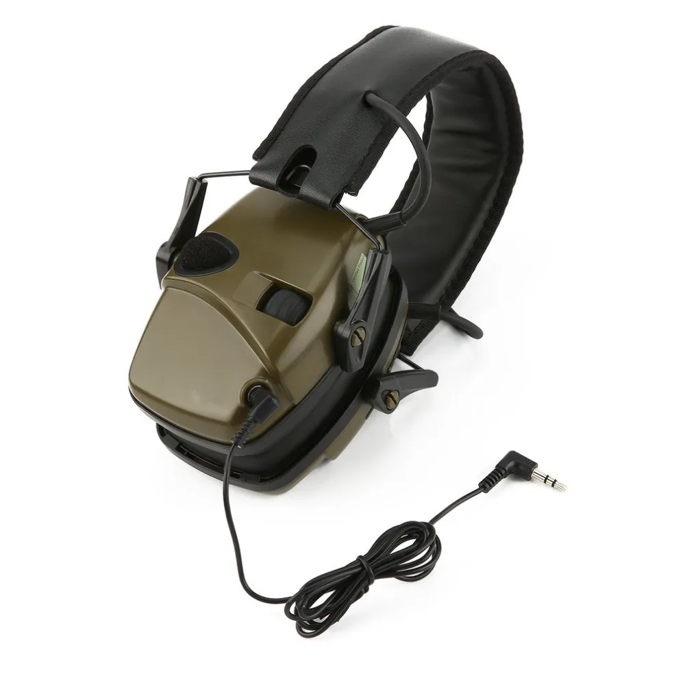 

Electronic Shooting Earmuff Outdoor Sports Anti-noise Impact Sound Amplification Tactical Hearing Protective Headset Foldable