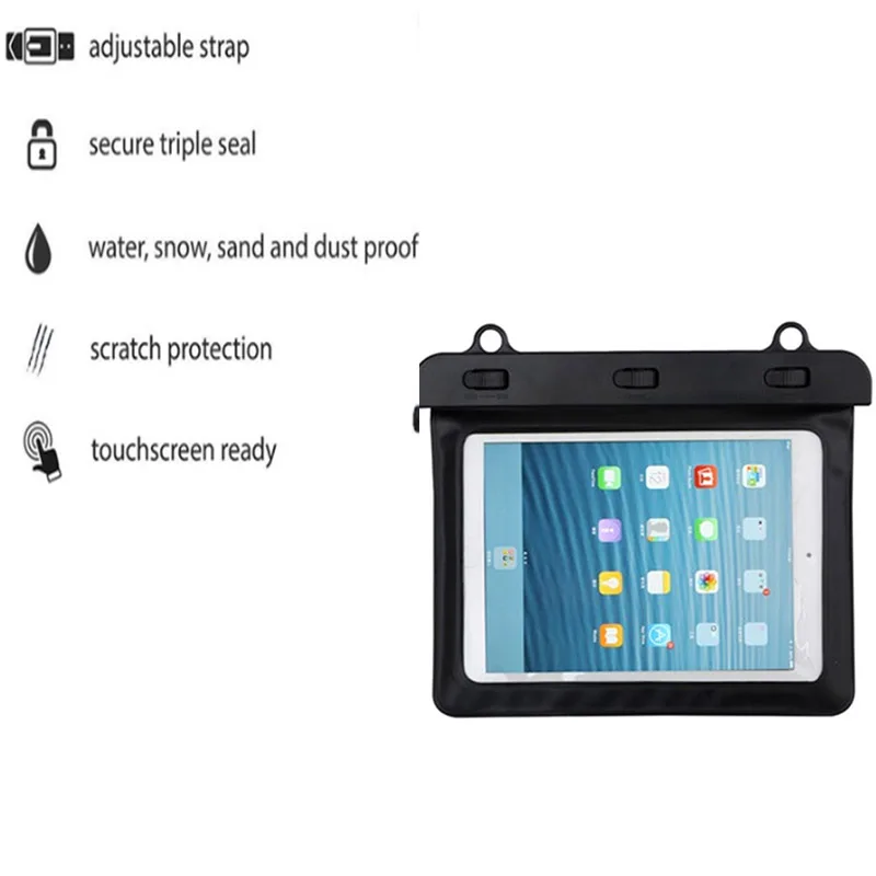 ULIFART Tablet Waterproof Pouch Bag Case Cover Dustproof