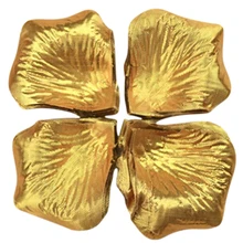 1000 шт красные лепестки роз в форме сердца, золото