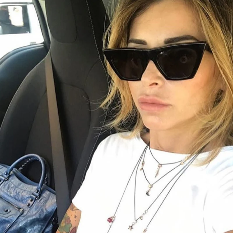

Fashion retro sunglasses for women's men's cat eye uv protective Drive outdoor sports rid glasses Anti-glare ray bann Anti glare
