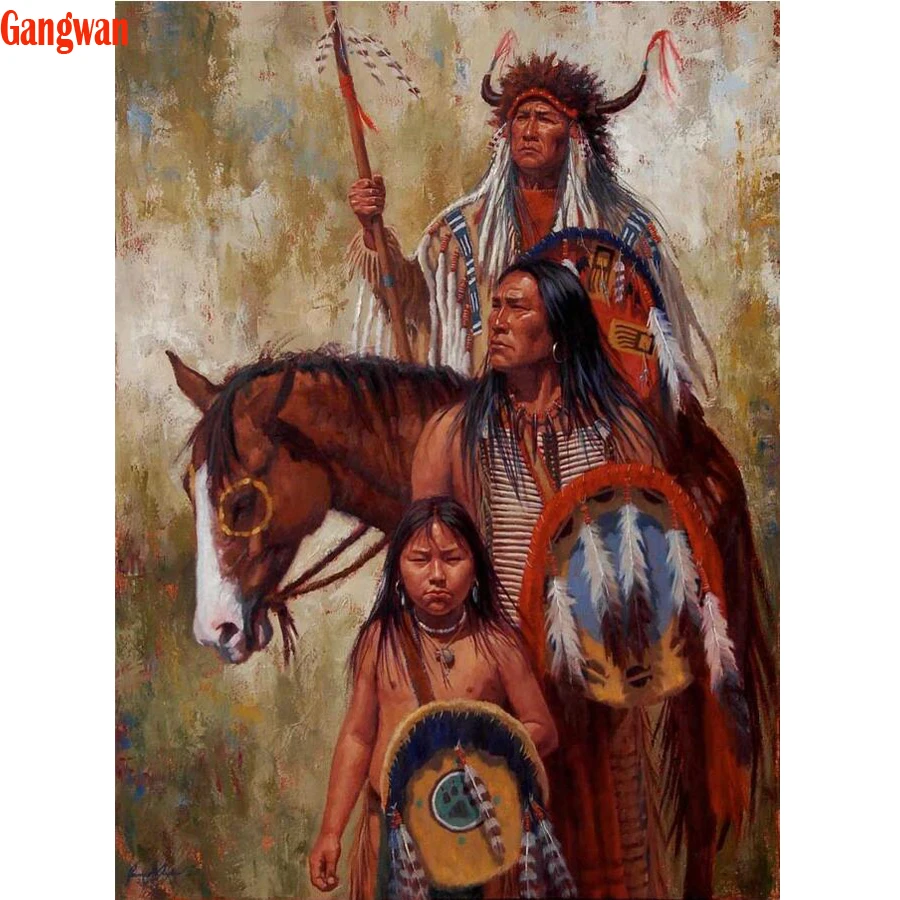 

5D diy diamond painting American Native Indians catcher full square round diamond embroidery full display mosaic cross stitch