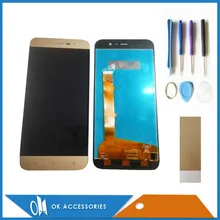 Получить скидку Для Hisense Бесконечность Lite S L675 ЖК-дисплей Экран Дисплей + Сенсорный экран планшета Высокое качество золото Цвет с Инструменты Клейкие ленты 1 PC /лот
