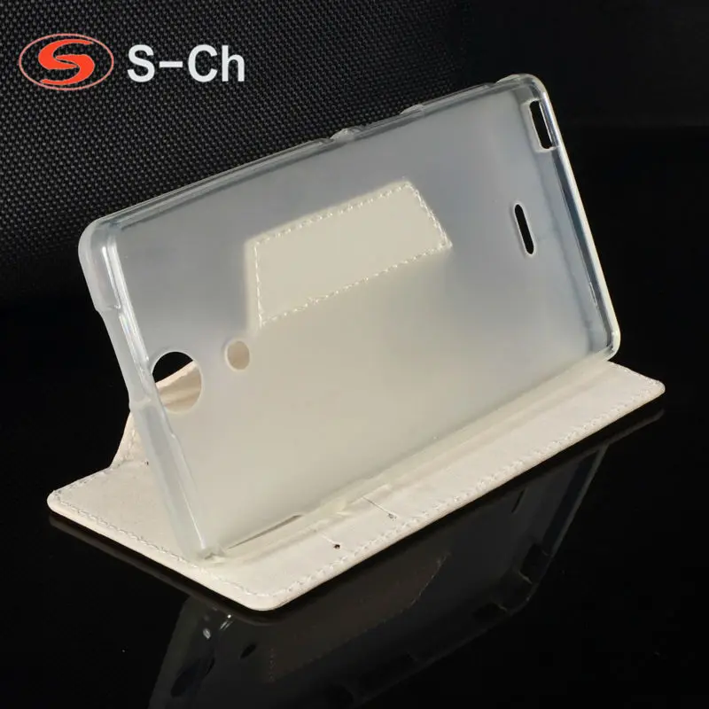 Складной чехол для sony Xperia SP M35h C5302 C5303 C5306 оригинальный флип бизнеса Ультра мягкий